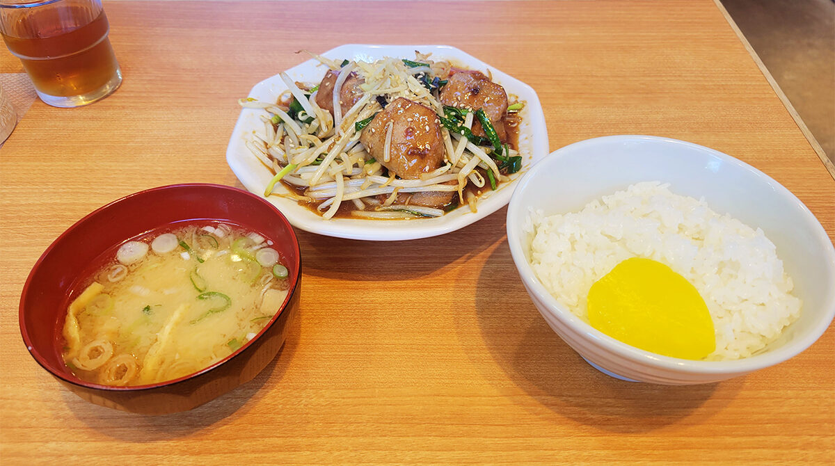 レバニラ食堂 レバ天