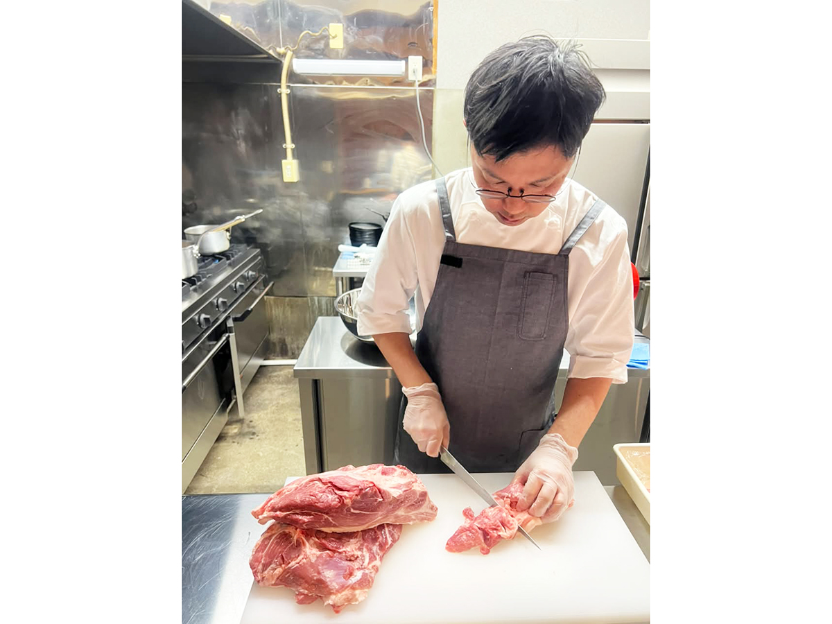 ハンバーグのにしのオーナー西山さん