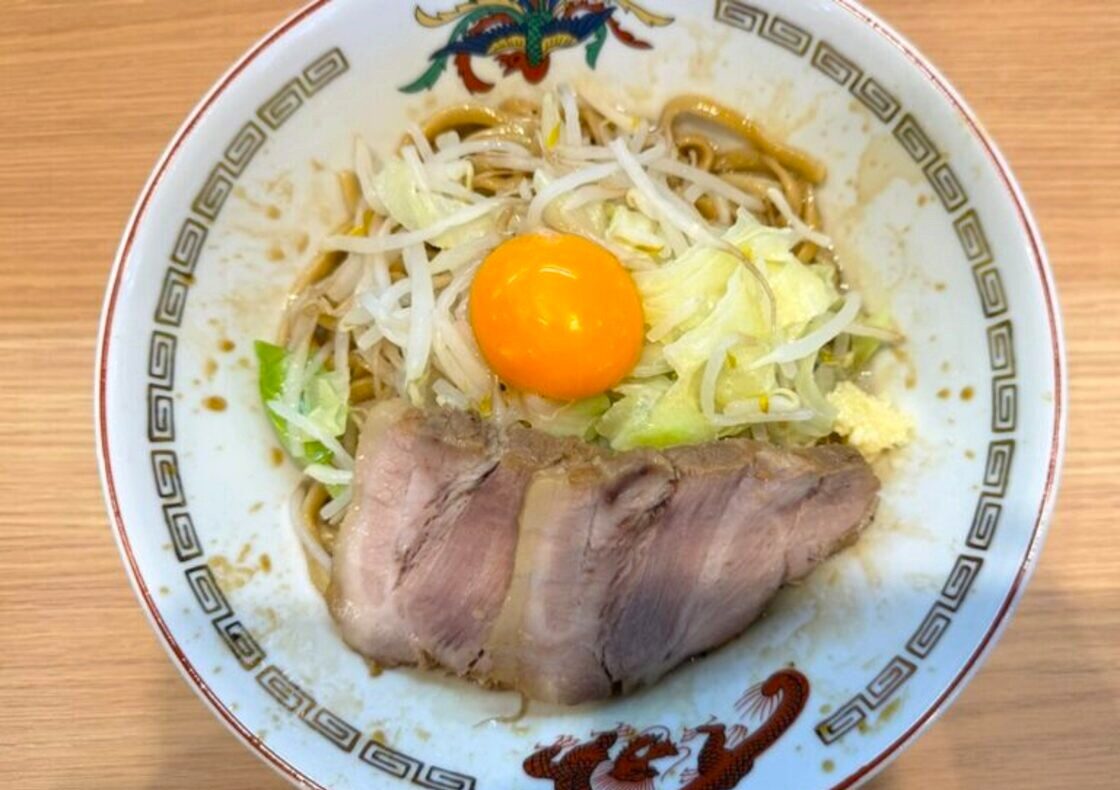 ラーメン豚山の小汁なし